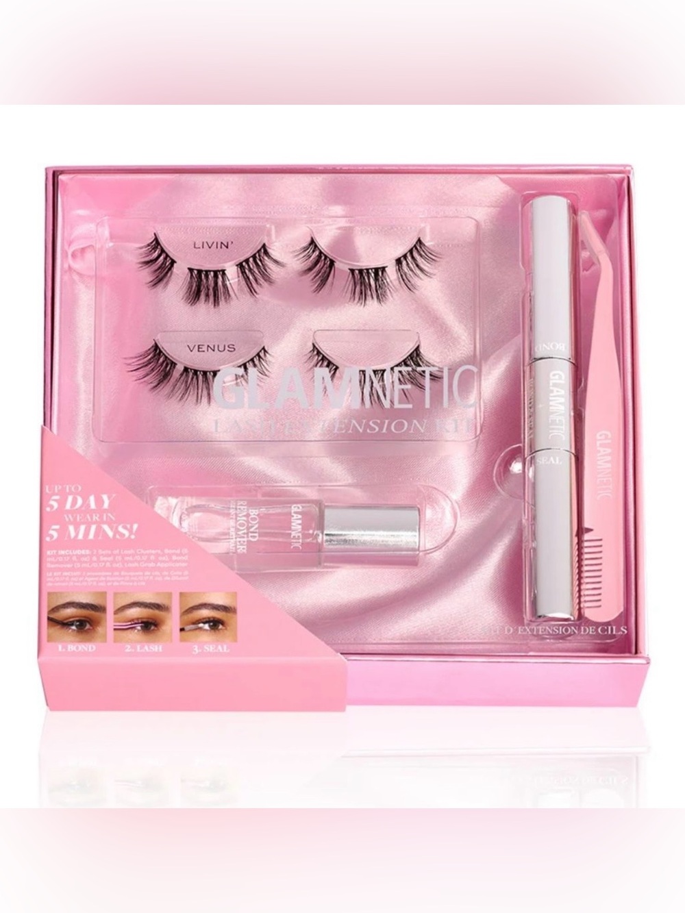 Glamnetic Lash Extension Kit in “AM to PM”👀